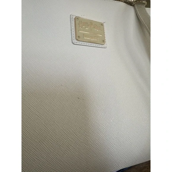 Loungefly ⚡️Harry Potter Deathly Hallows Elder Wand Crossbody Handbag Purse Bag - Picture 13 of 16